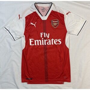 Original Authentic Puma Arsenal 2016/2017 Home‎ Shirt Mens Size Small Arm Stain